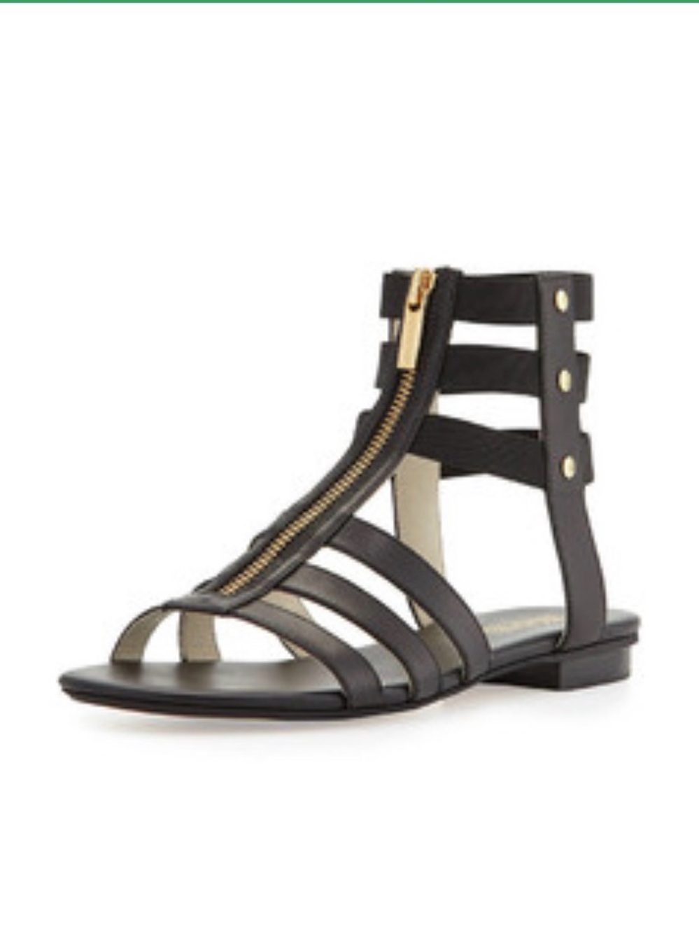 MICHAEL Michael Kors "Codie" Vachetta Leather Gladiator Sandals Size 7.5